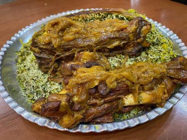 باقالی پلو با ماهیچه