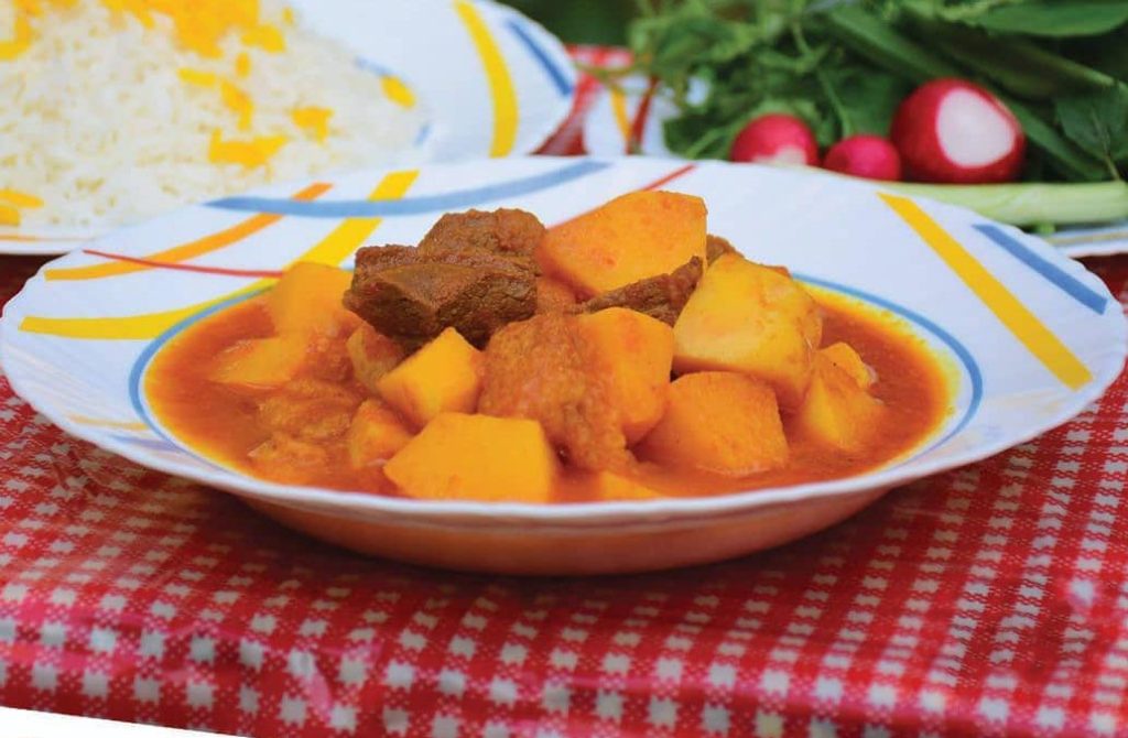 خورش به آلو